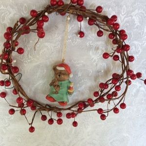 VTG Teddy Bear Ornament 7-11 Promo Ornament EUC